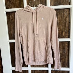 ✨Abercrombie Tan Lightweight Hoodie